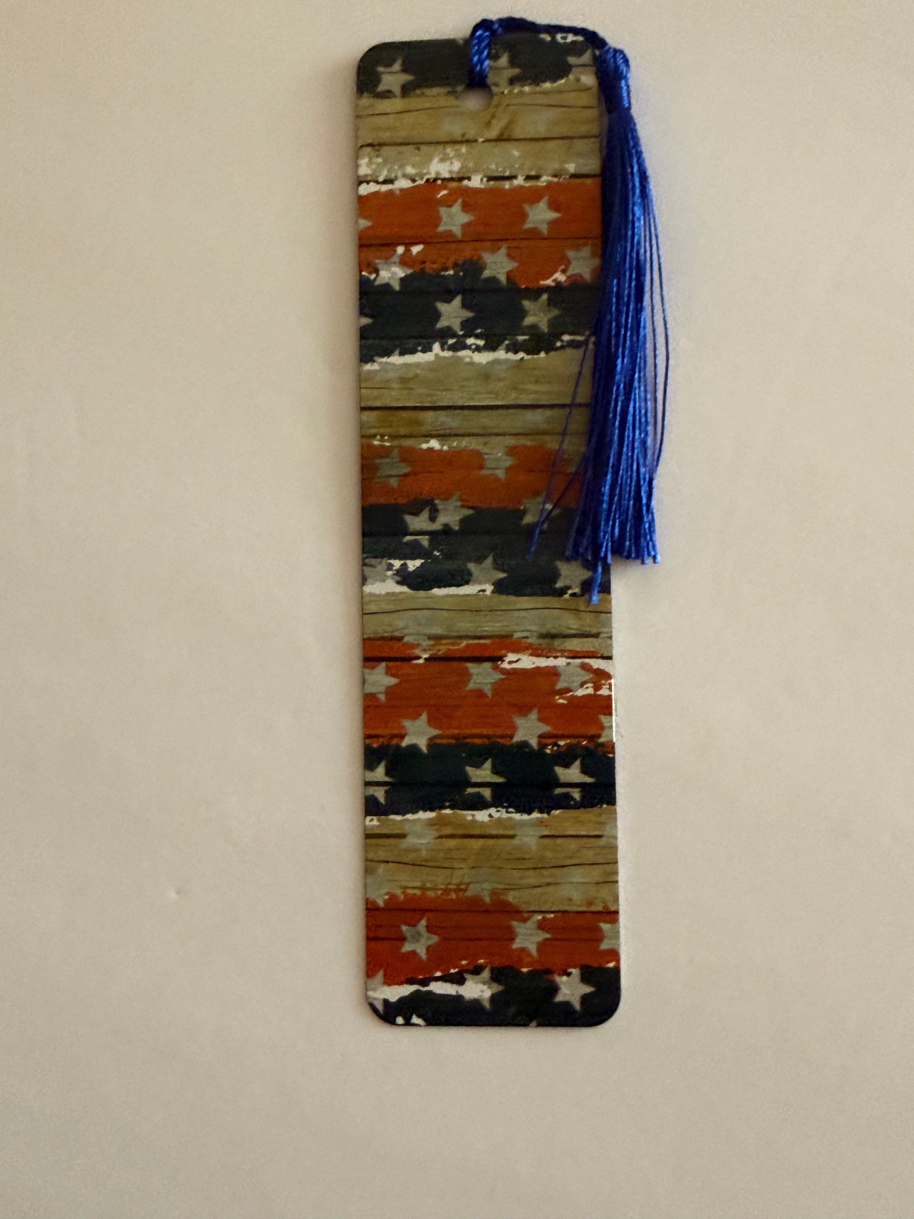 Rustic American Stars Bookmark