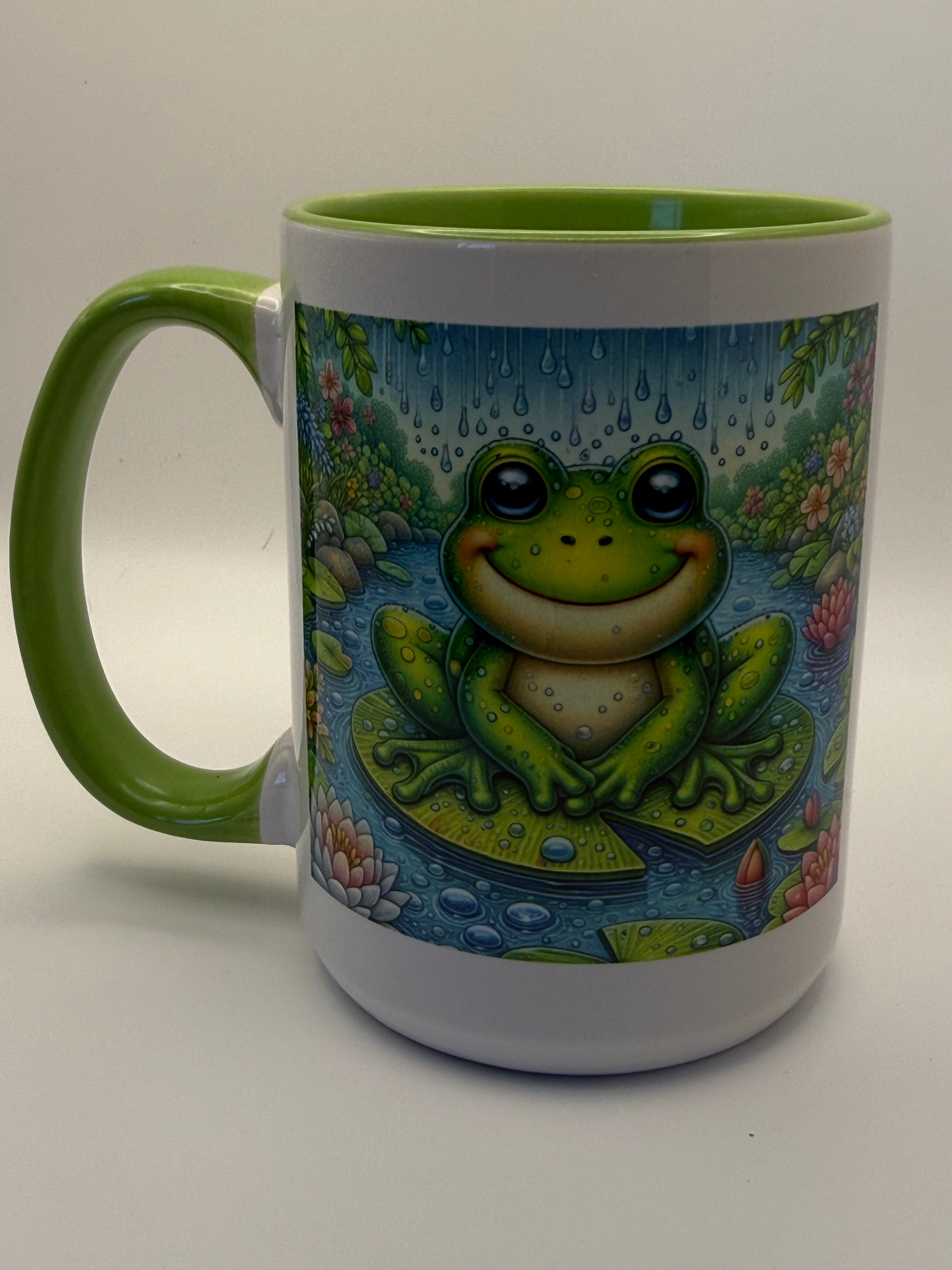 Lily Pad Frog Mug