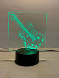Guitar Customized Laser Engraved Acrylic LED (16 color) Light