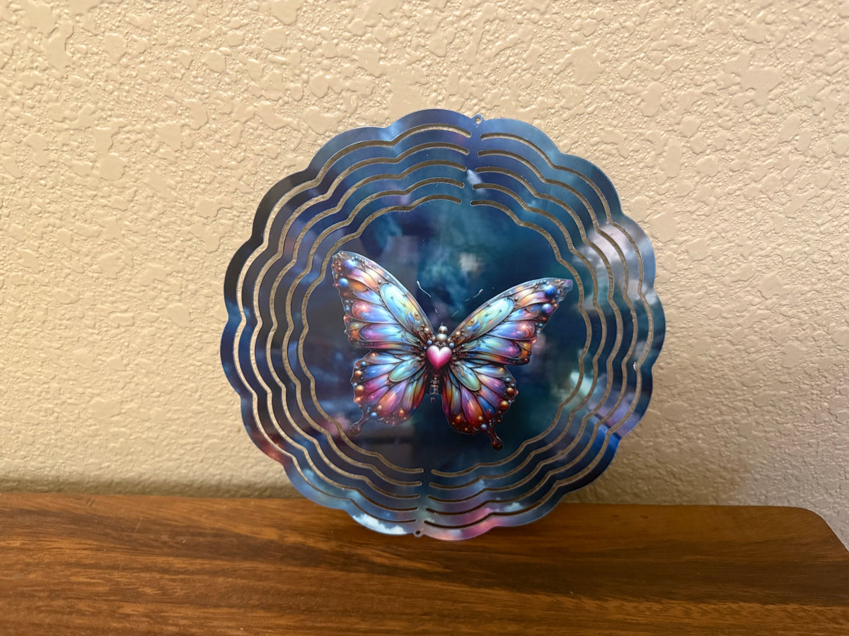 Butterfly 8" Wind spinner