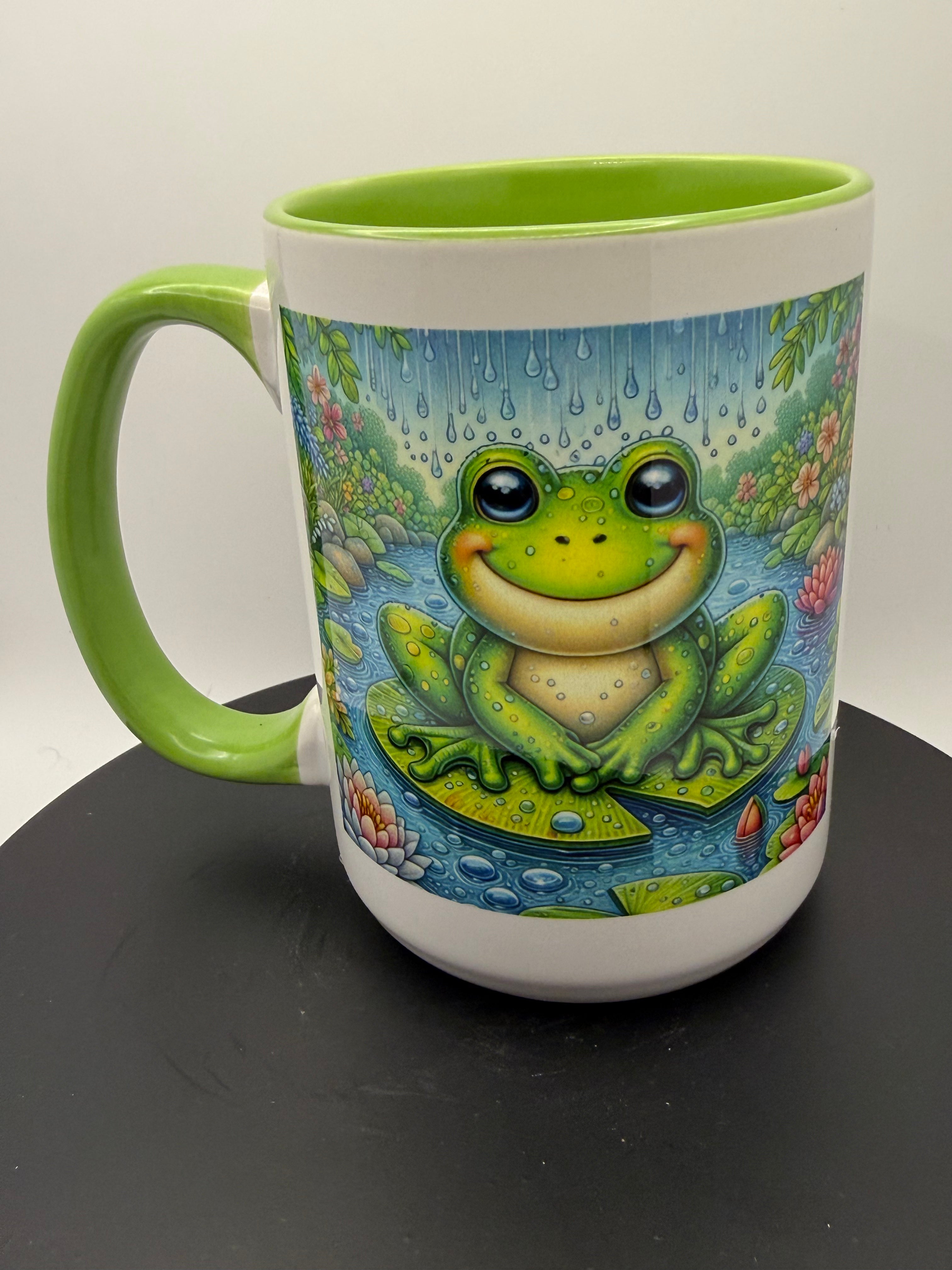 Lily Pad Frog Mug