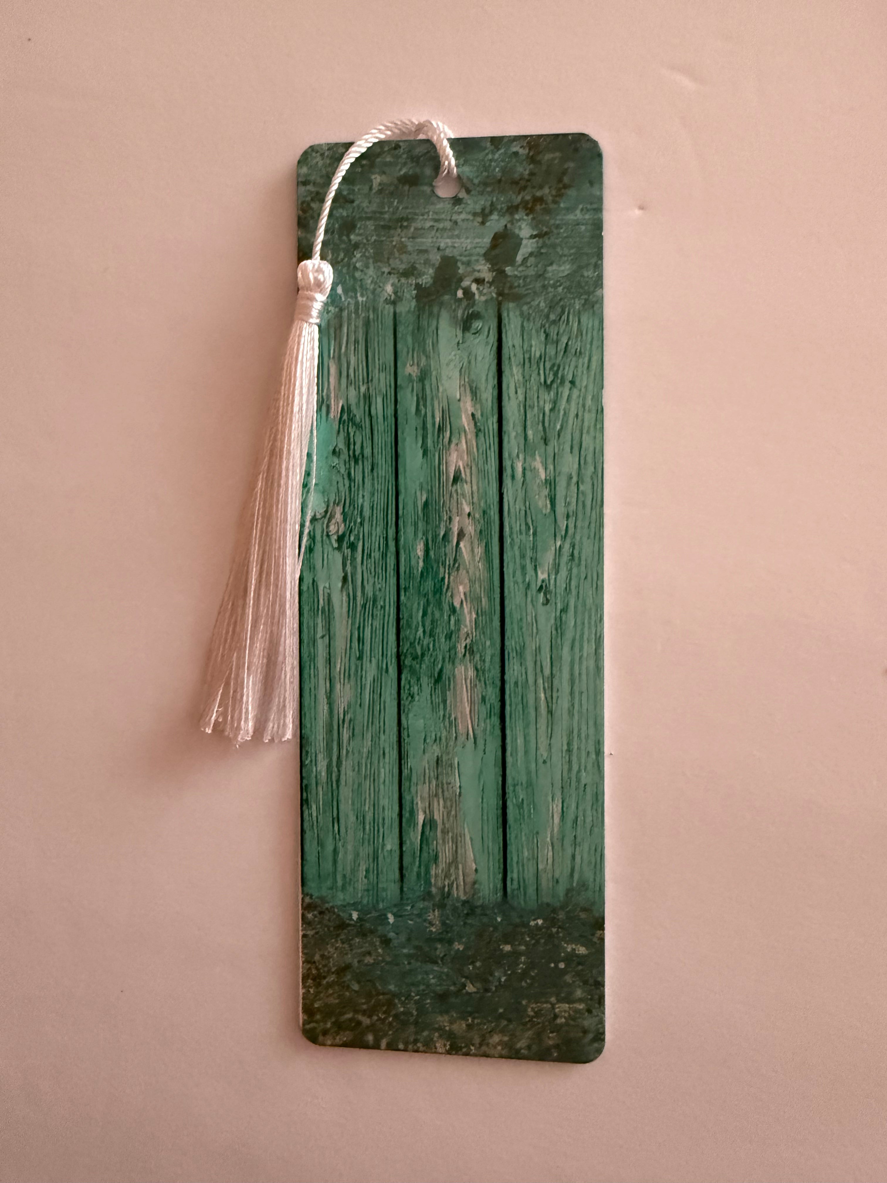 Rustic Turquoise Hearts Bookmark