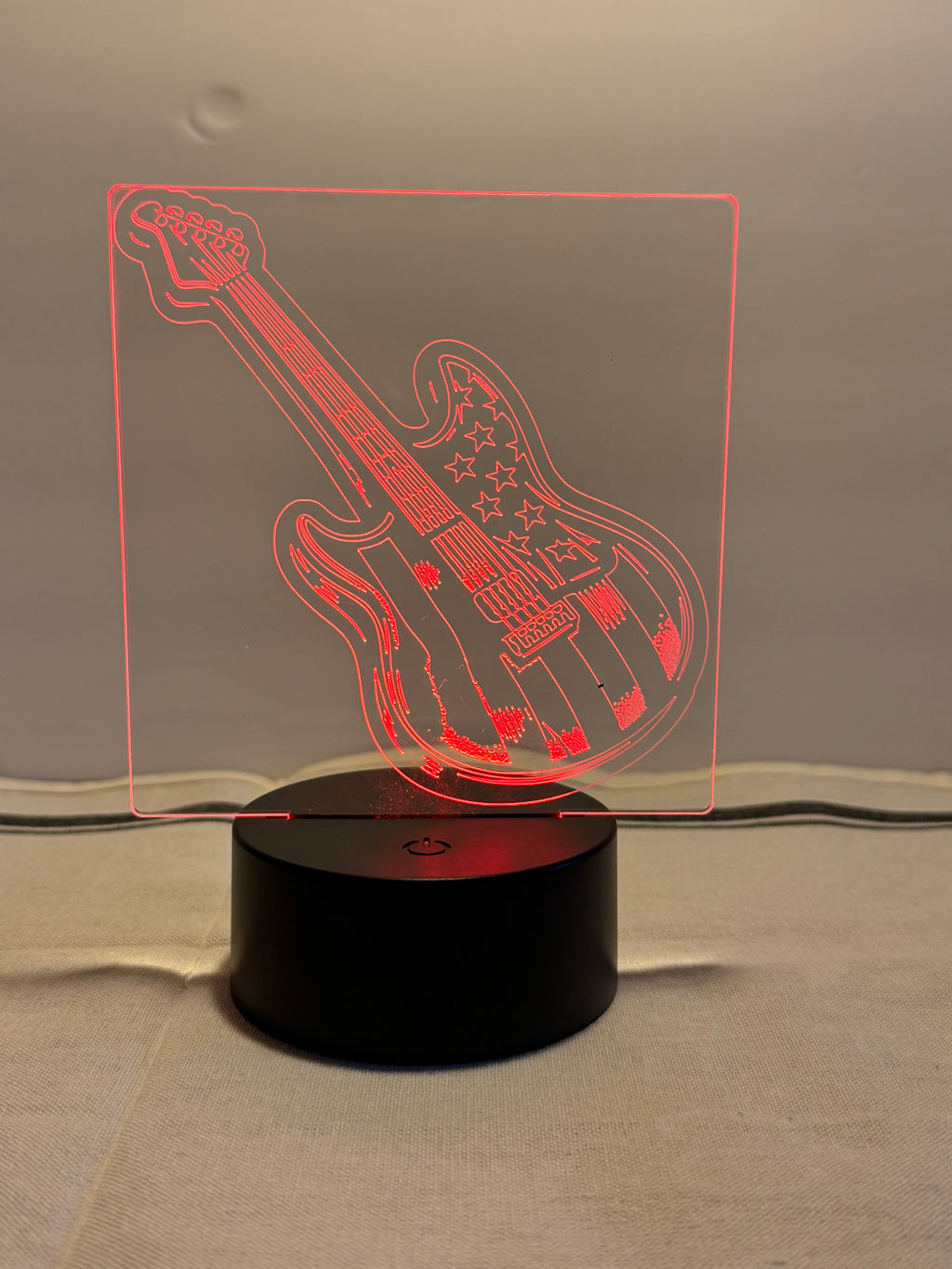 Guitar Customized Laser Engraved Acrylic LED (16 color) Light