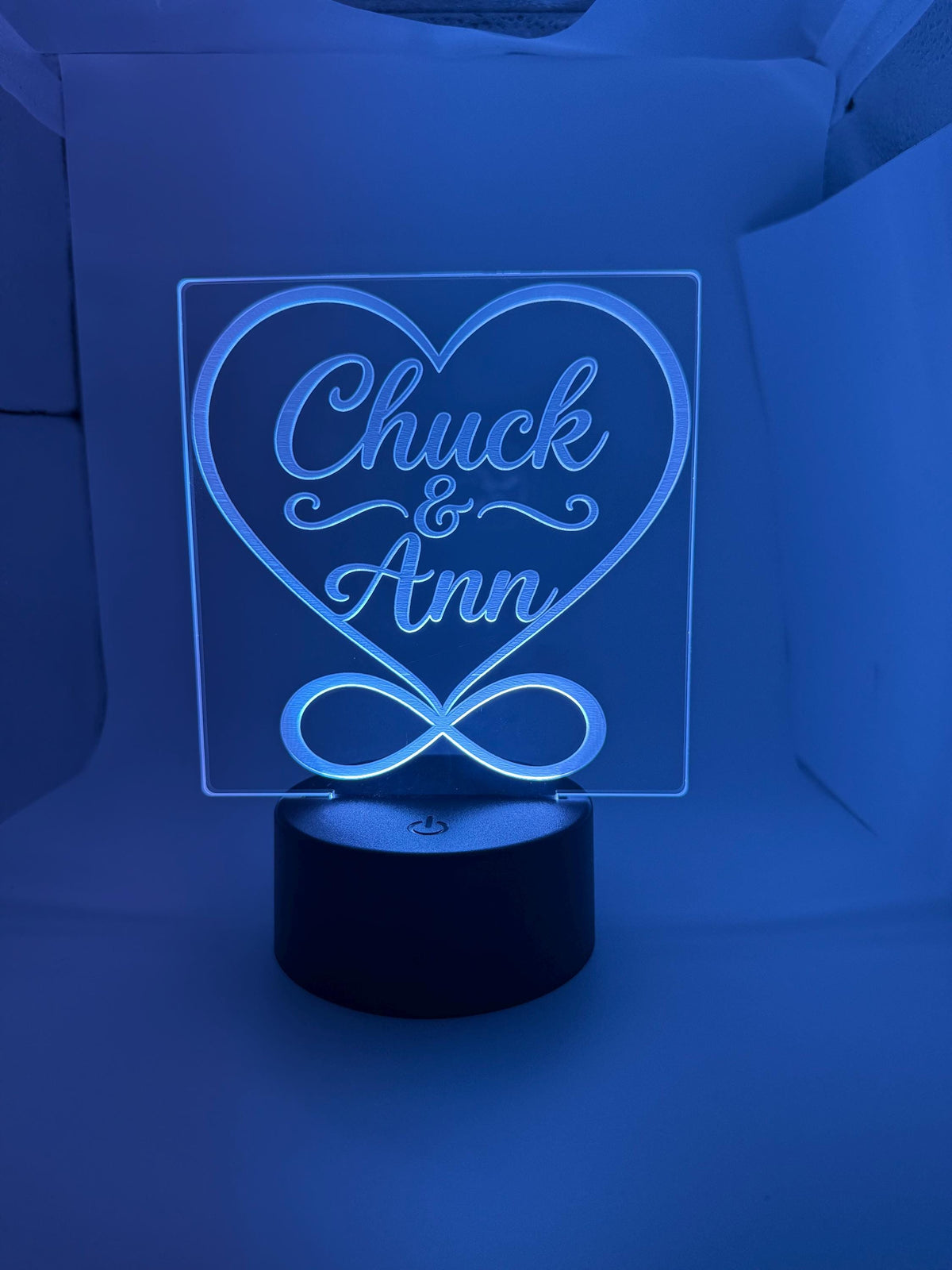 Personalized Engraved LED Acrylic Sign