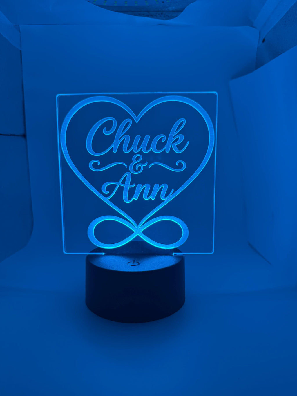 Personalized Engraved LED Acrylic Sign