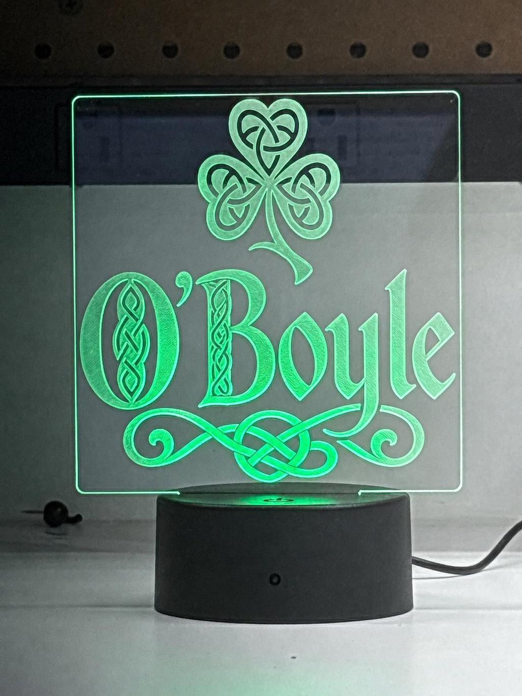 Personalized Engraved LED Acrylic Sign