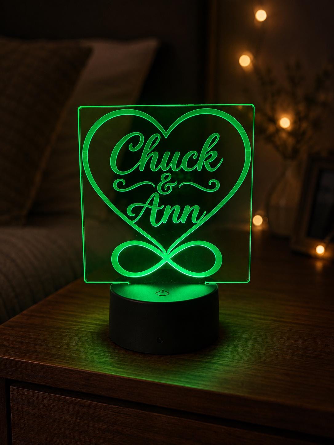 Personalized Engraved LED Acrylic Sign